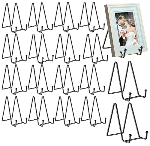 Birity 18 pcs 4.5in Plate Stands for Display