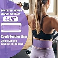 Vista 15 de Jaffick Cinturón de levantamiento de pesas para mujer, cinturones de cuero para gimnasio, cintura baja, soporte de espalda para mujeres y hombres