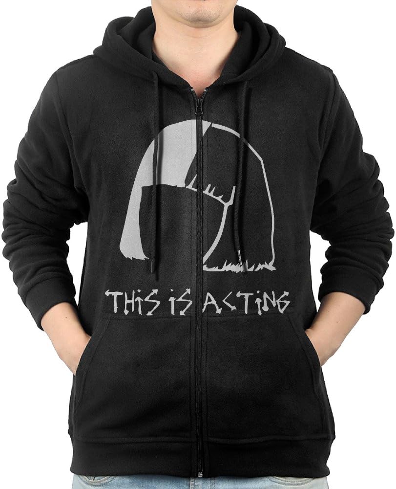 Men's This Is Acting Album Sia Full-Zip Hoodie Sweatshirt S