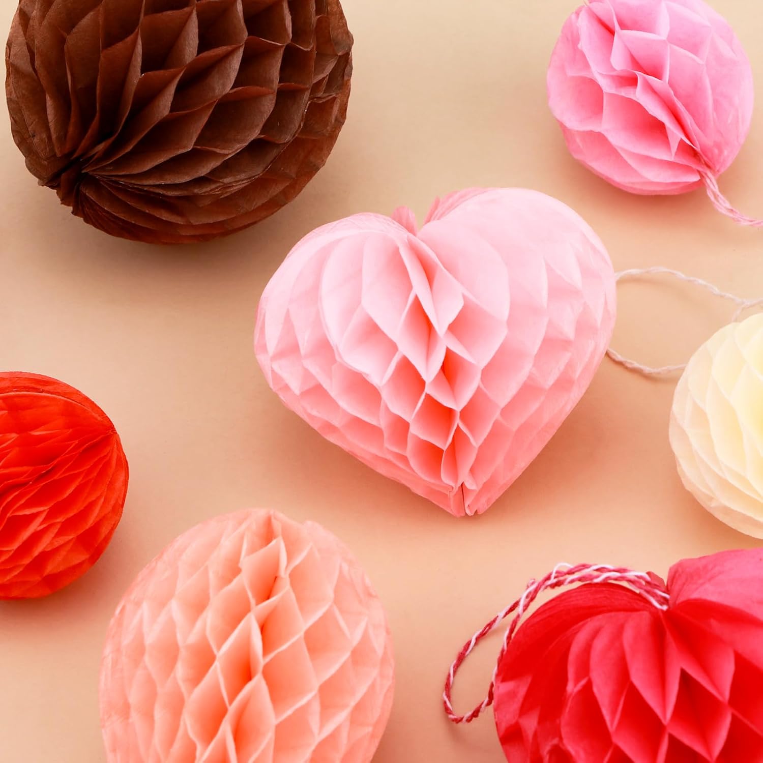 Honeycomb Tissue Paper Pads for DIY 3D Craft and Pop-Up Cards, Assorted Colors, 5.8x8.3 Inches, 30 Layers, 42 Colors