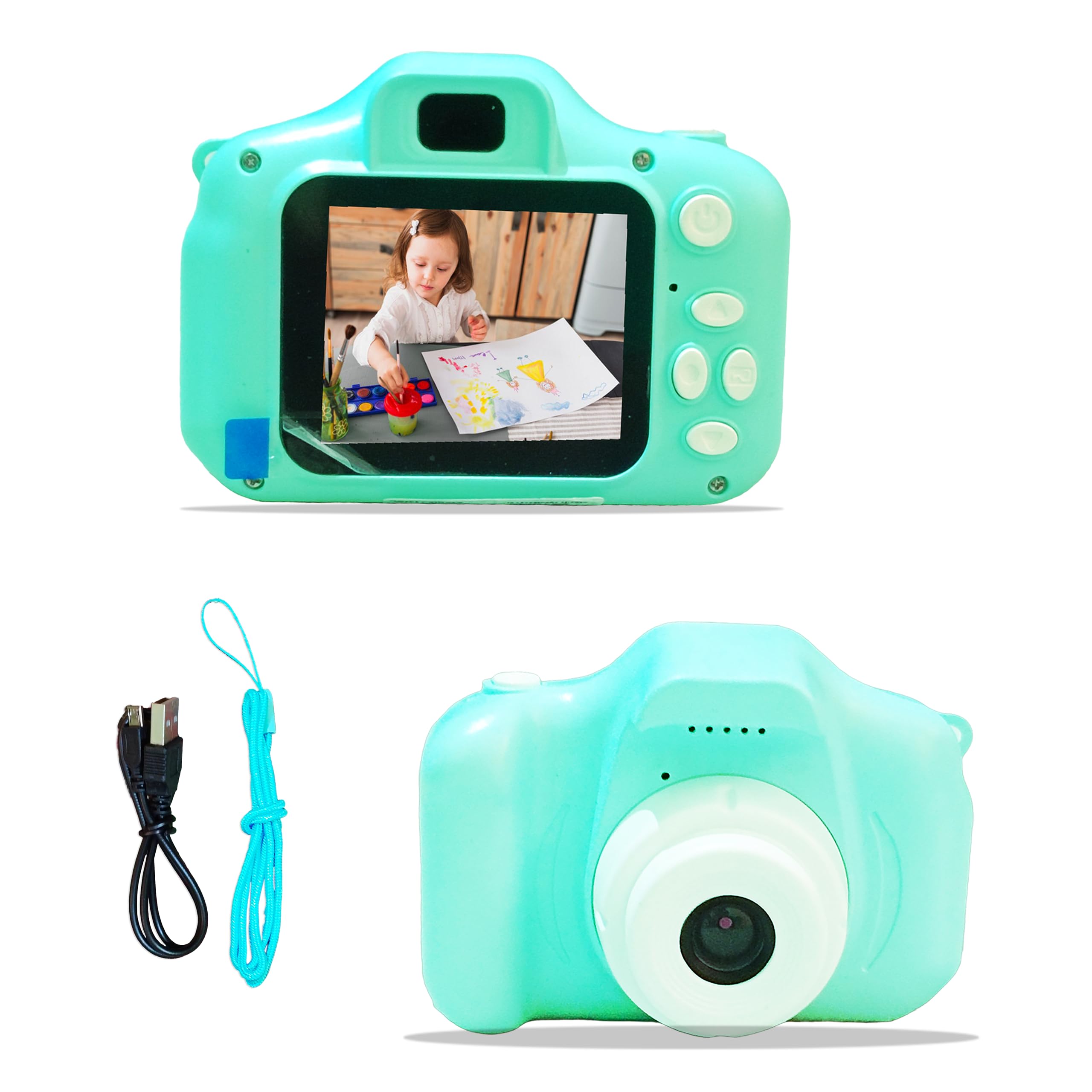 KidPix Camera for Girls Boys, Kids Camera Toy 13 Megapixals, Camera for Kids, Christmas Birthday Gifts for 3-9 Years Old, HD Digital Video Camera for Toddler, Without SD Card (Green Colour) (B0CSX6J944) Amazon Price History, Amazon Price Tracker
