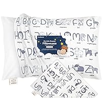 Vista 1 de KeaBabies Funda de almohada para niños pequeños 13"x18" - Funda de almohada de algodón orgánico para niños pequeños, niños, niñas, cubierta