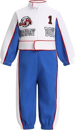 IMEKIS Baby 1st 2nd Birthday Outfit for Boy Girl One Piece Jumpsuit Cake Smash Photo Shoot Clothes