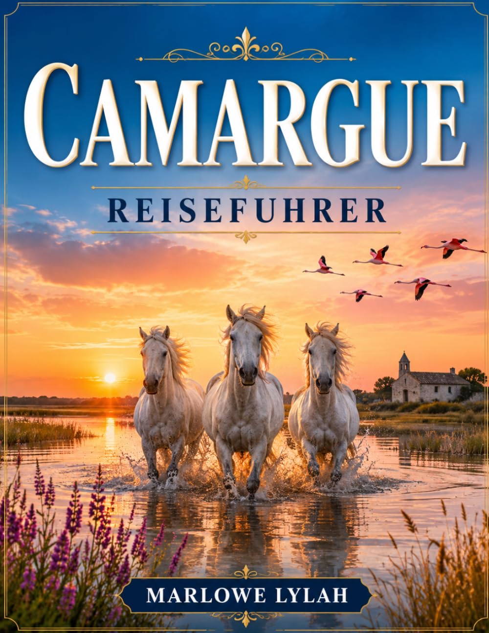 CAMARGUE REISEFÜHRER 2026: Entdecken Sie Arles, Saintes-Maries-de-la-Mer, Aigues-Mortes, Flamingo-reiche Feuchtgebiete, Wildpferde, Mittelmeerstrände und verborgene Schätze Südfrankreichs.