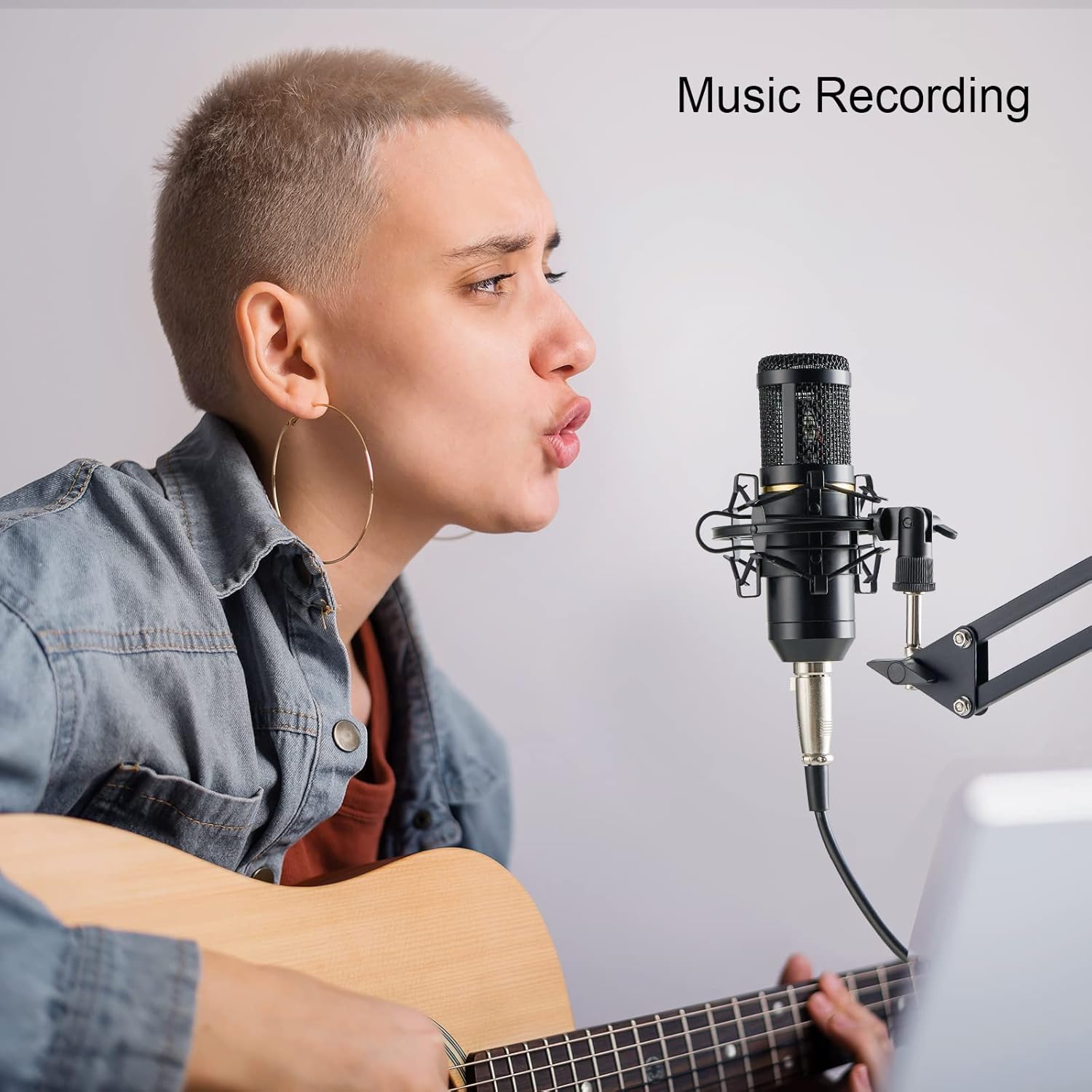 ZINGYOU BM-800 Microphone setup for music recording