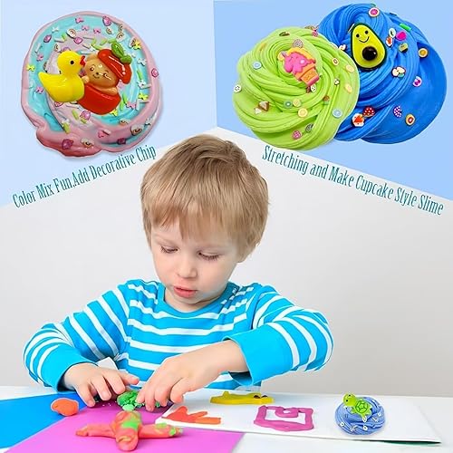 Miniatura 7 de Fabricateup Super Clay Slime, Super Clay DIY Soft & Squishy Arcillas perfumadas Arcillas sensoriales, no pegajoso, elástico, esponjoso, kit de