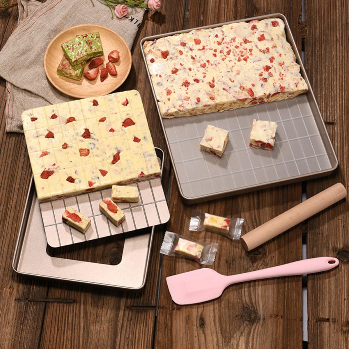 Stampo per Torrone in Metallo Riutilizzabile per Pasticceria