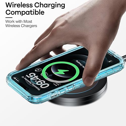 Miniatura 6 de ORIbox - Funda compatible con iPhone 13 Pro Max y 12 Pro Max, resistente a los golpes, anticaídas, transparente