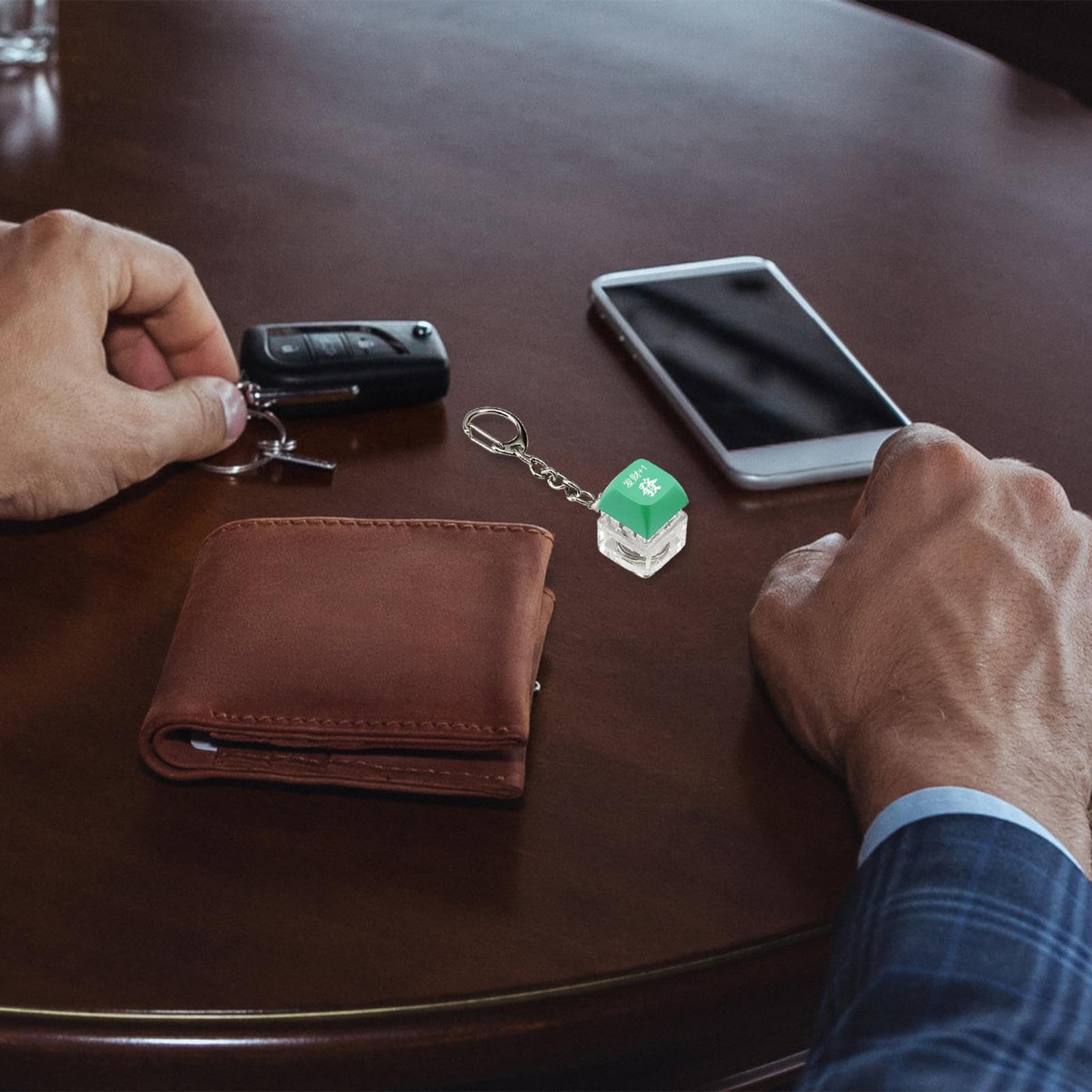 Luxylei Porte-clés pour Clavier, pour Téléphone Portable, À Dos, Pendentif, Bout des Doigts, Jouet À Pression Lente, Accessoires De Bureau