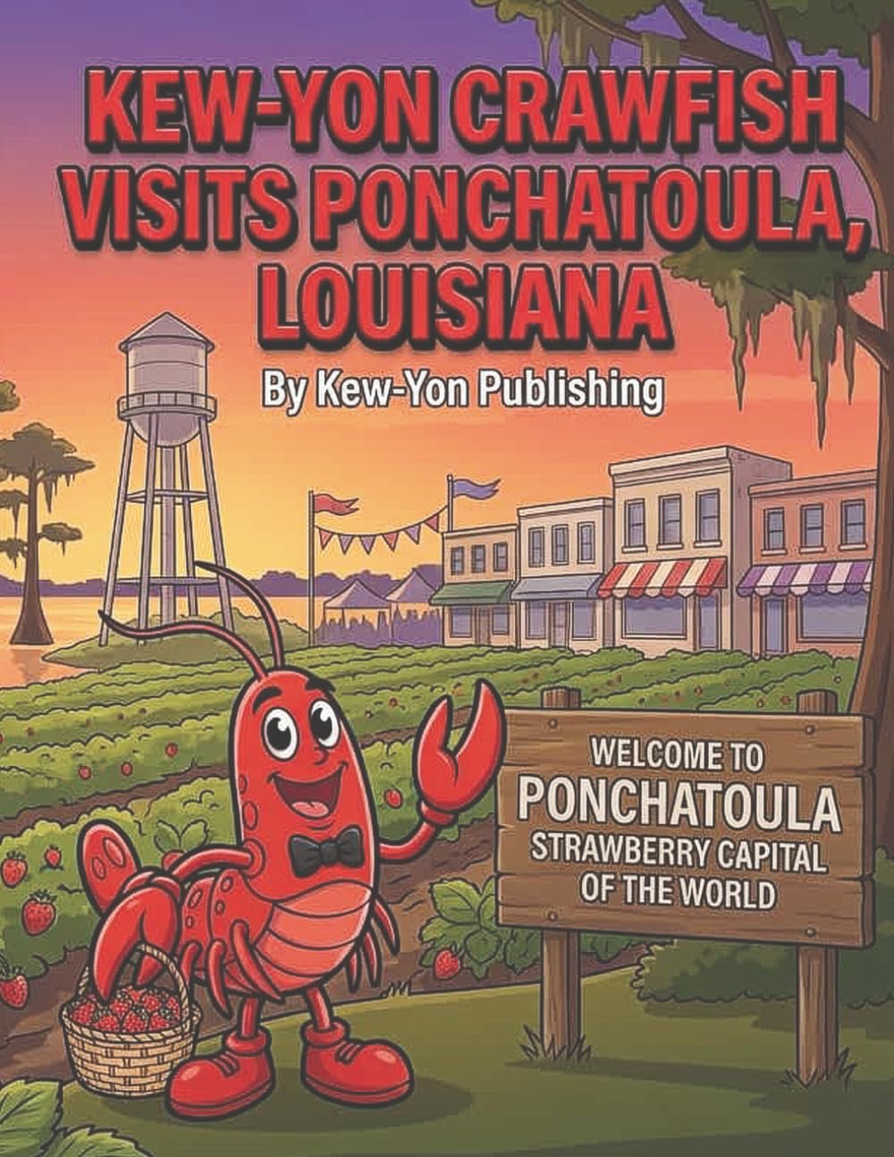 Kew-Yon Crawfish Visits Ponchatoula, Louisiana: A Sweet Coloring Adventure in the Strawberry Capital of the World (Kew-Yon Crawfish visits Louisiana)