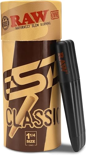 Miniatura 7 de RAW Paquete de soporte para funda de tamaño King  50 conos preenrollados RAW y estuche de tres árboles  Protege tus rollos preenrollados  Tamaño