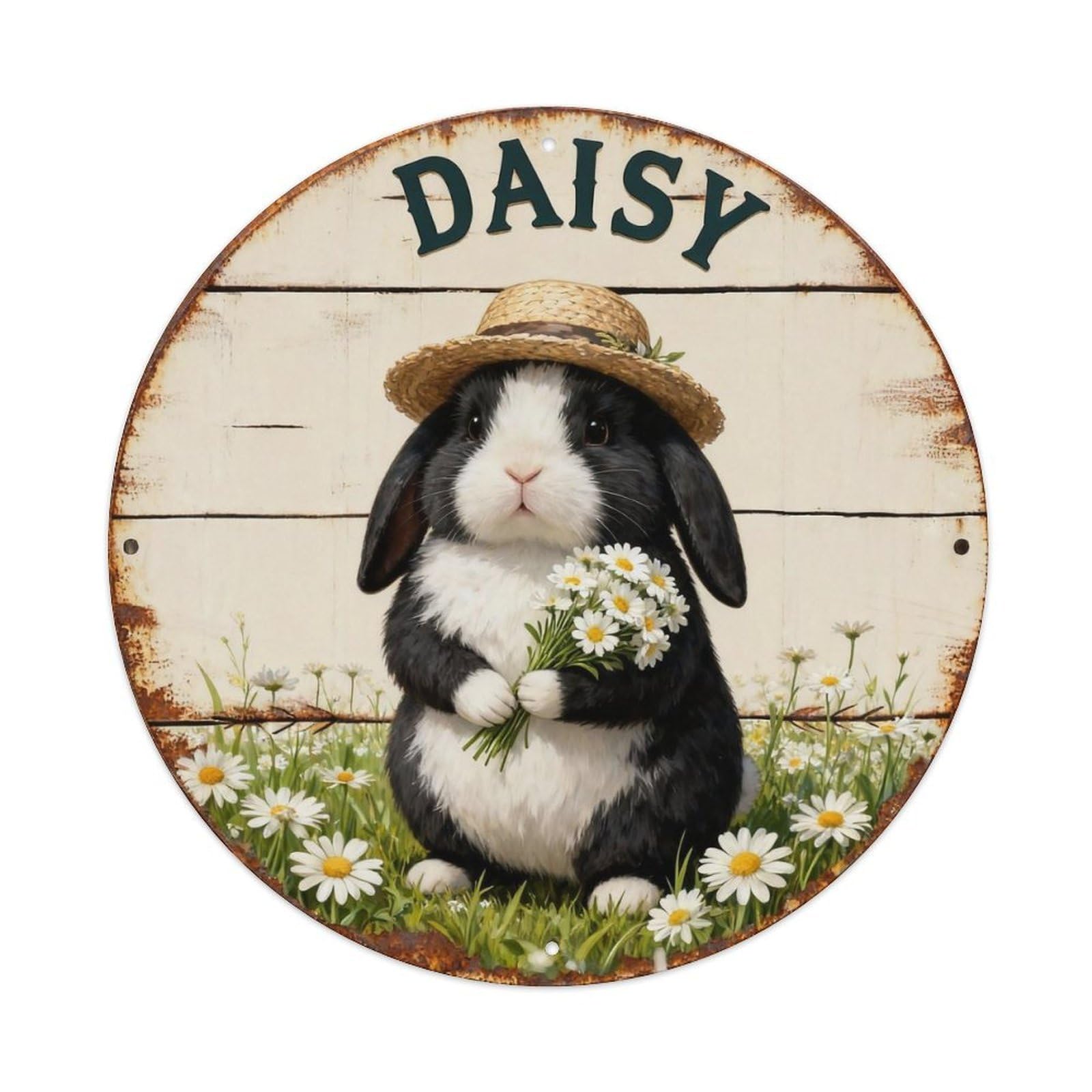 Daisy Sign Metal Tin Sign Plaque