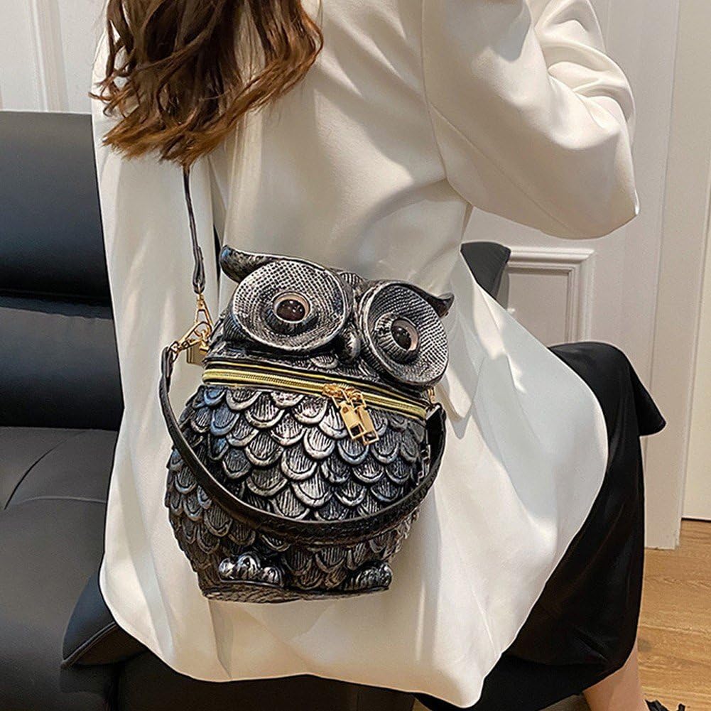 Torba na ramię z sową, gotycka torba na ramię, nowe etui na telefon, dla kobiet, podróży, zakupów, pracy, na co dzień, modne akcesoria