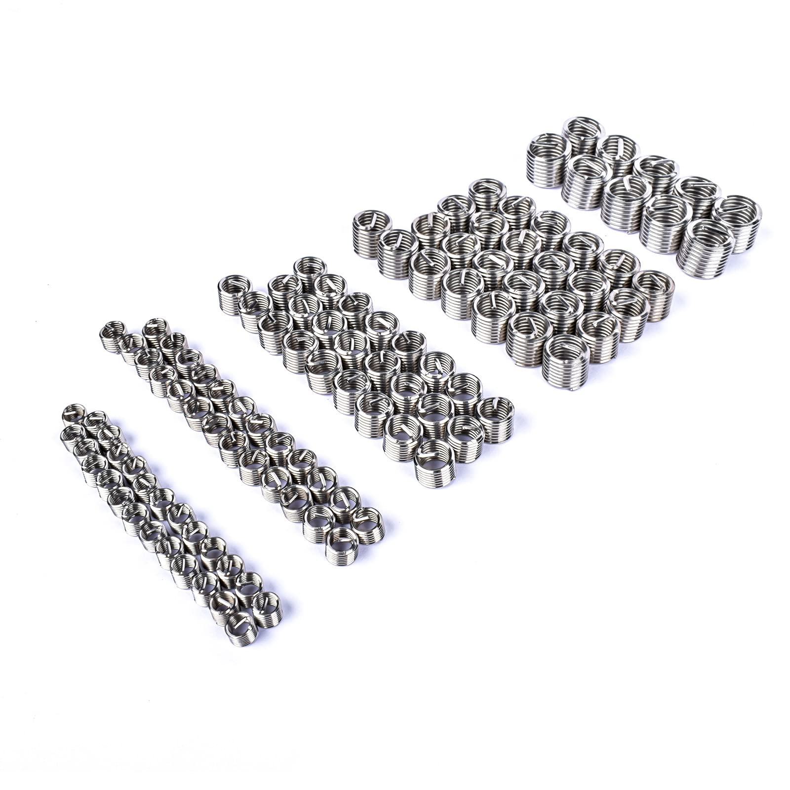 Bisenya Kit da 131 pezzi di riparazione filettatura, utensili per riparazione filettatura M5 M6 M8 M10 M12, filettatura blu