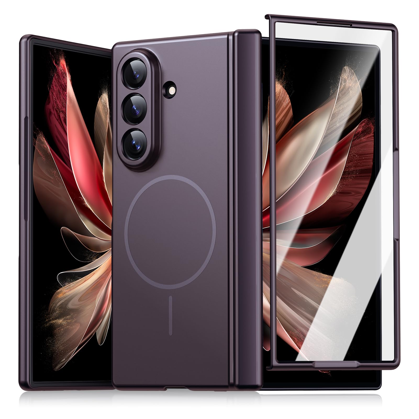 PETORA Galaxy Z Fold7 用 ケース MagSafe対応 ヒン…