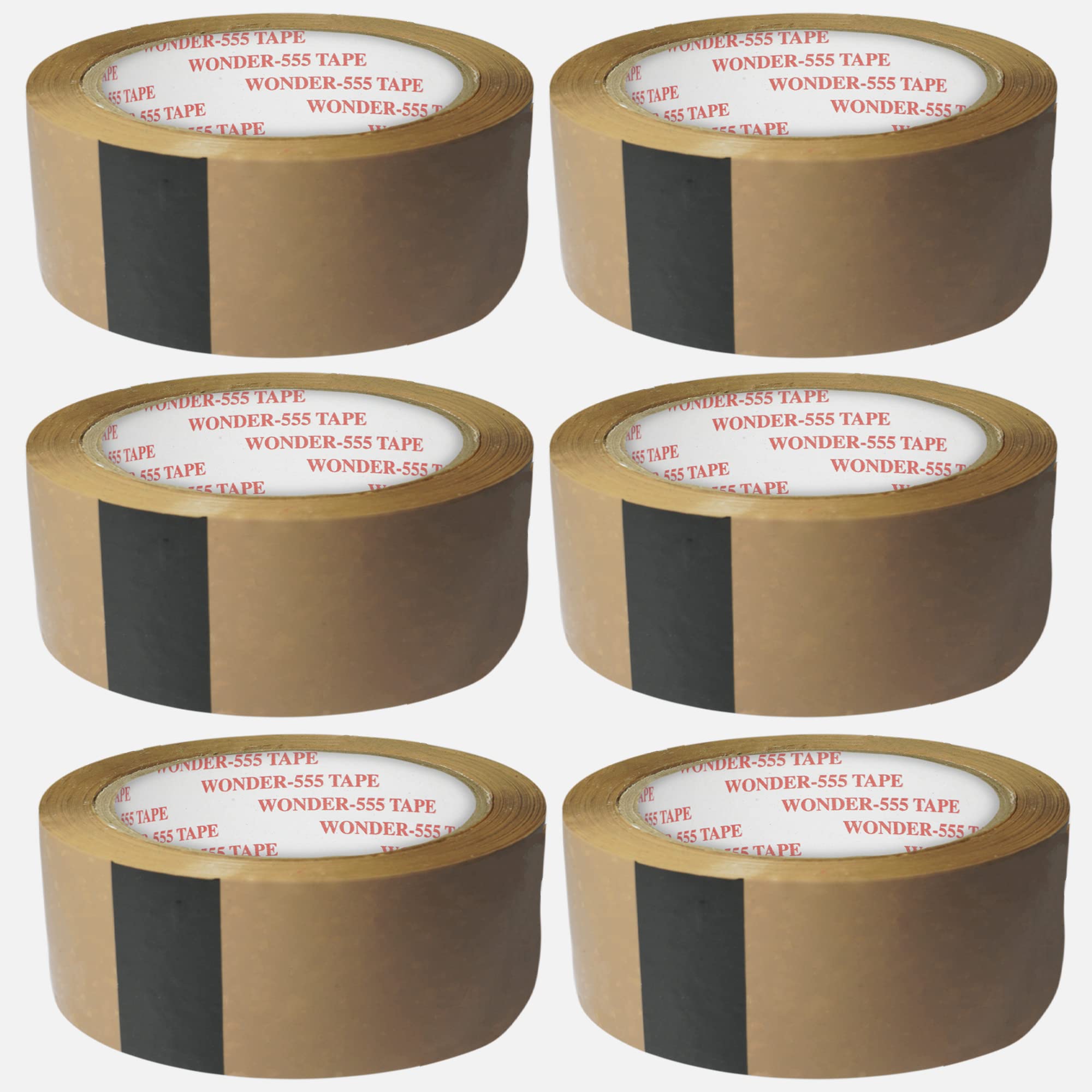 CMJ INDUSTRIES Tape Self Adhesive Brown Cello Tape 2" Width / 48mm - 30 Meters in Length (Per Pack 06 Roll) BOPP Industrial Packaging for E-Commerce Box Packing, Office and Home use (B0BT1LDHYX) Amazon Price History, Amazon Price Tracker