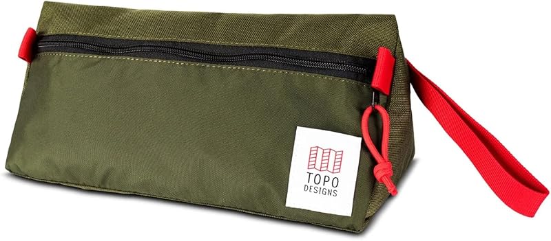 Necessaire de viagem Topo Designs Dopp Kit, Olive/Olive