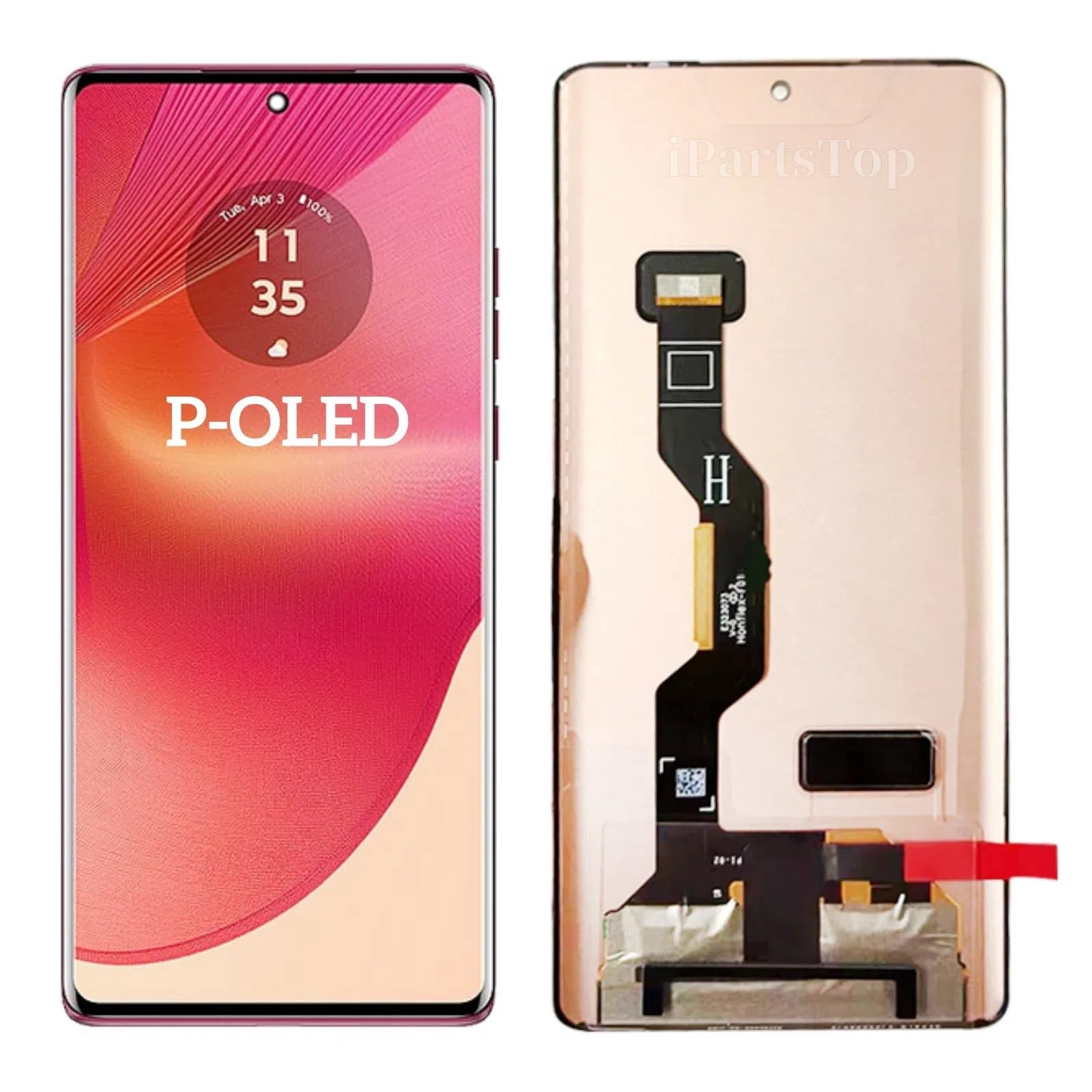 E-YIIVIIL Nuovo display di ricambio compatibile con Moto G85/Edge 50 Fusion 6.67 LCD Display Touch Screen Assembly con strumenti