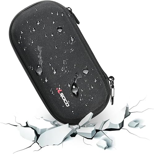 Miniatura 5 de RLSOCO Estuche de transporte rígido EpiPen  Bolsa impermeable con aislamiento para alergias y asma  Capacidad para 2 epíbolígrafos, inhalador de