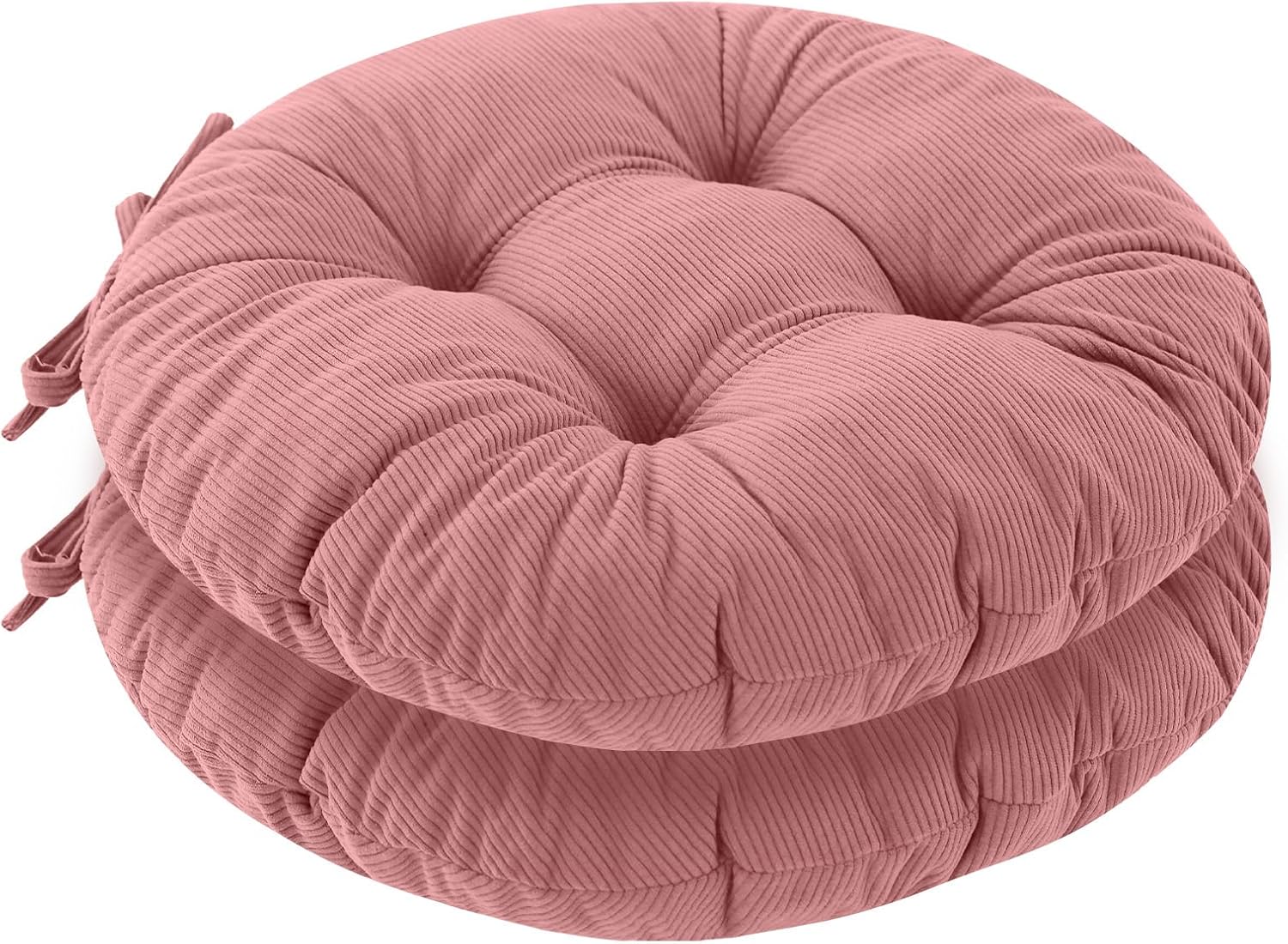 idee-home Round Chair Cushions Set of 2, Round Stool Seat Cushion 16 inch
