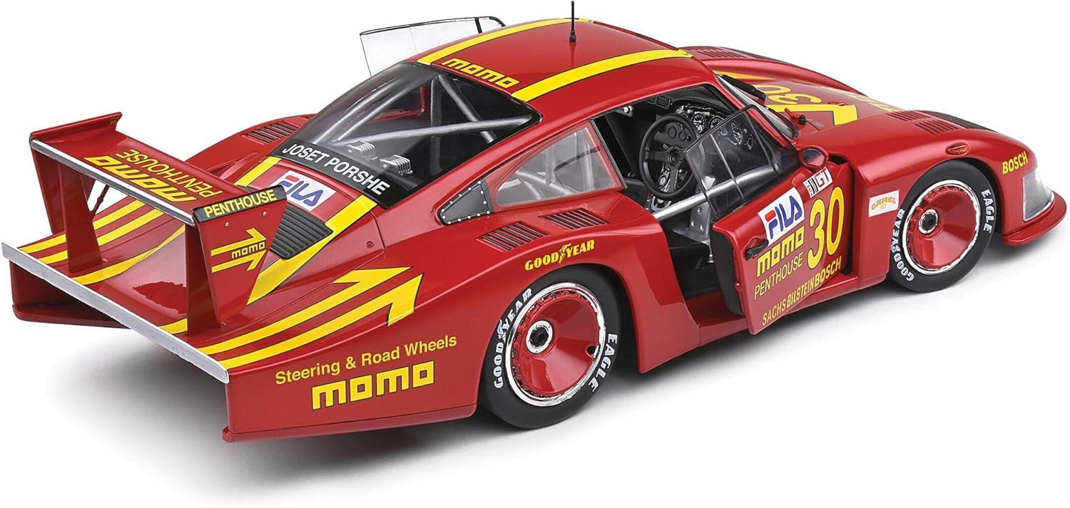 Porsche 935 Mobydick RHD (Right Hand Drive) #30 Gianpiero Moretti Competition Series 1/18 Diecast Model Car by Solido S1805403 : Arts, Crafts & Sewing