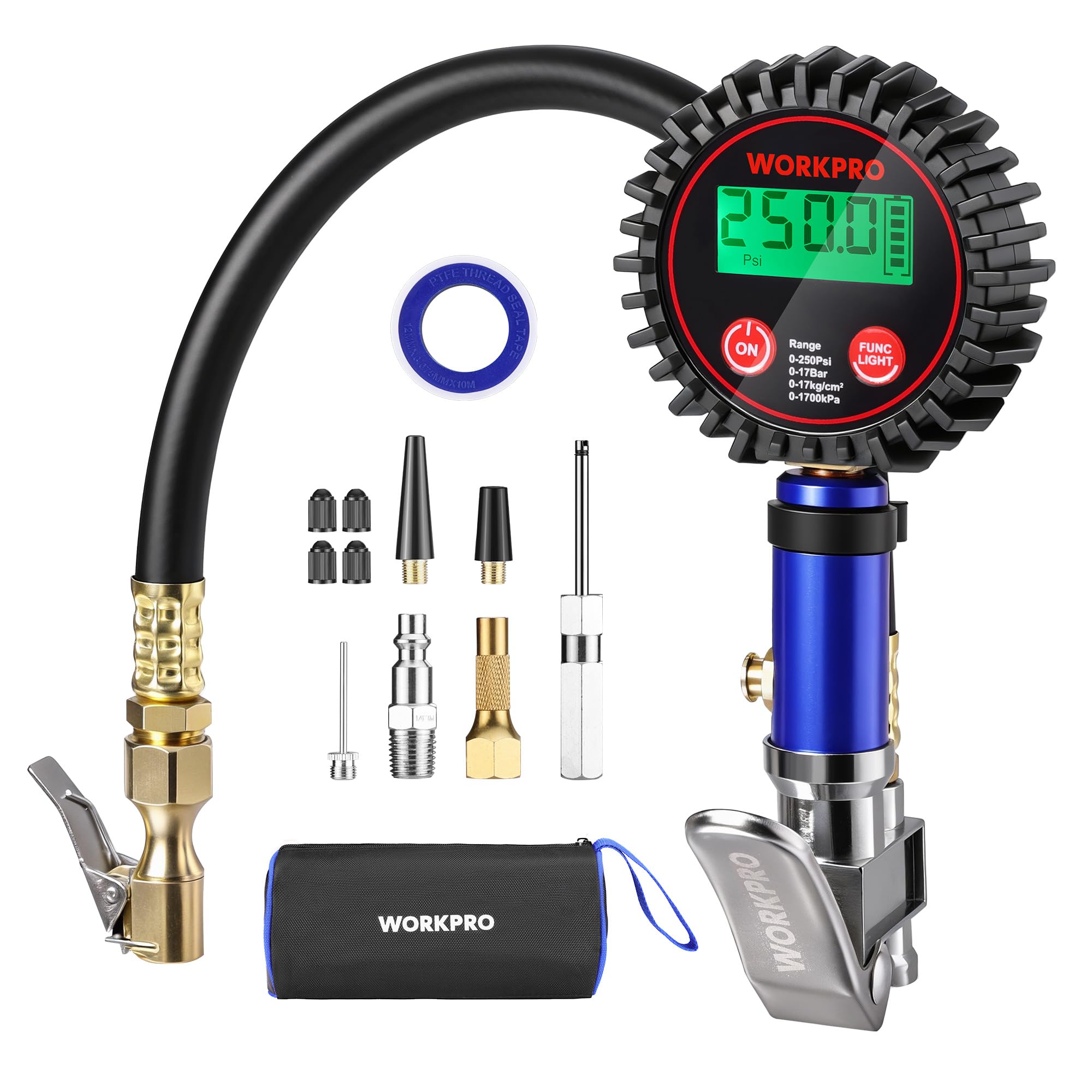 WORKPRO Digital Tire Pressure Gauge