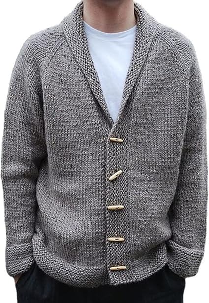 Release Giacca in maglia da uomo a soffietto a maglia Cardigan Maglione da  uomo Abbigliamento uomo Casual Giacca (Color : A, Size : L code) :  Amazon.it: Abbigliamento