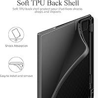 Vista 7 de KingBlanc Funda para iPad Pro de 11 pulgadas de 4ª/3ª/2ª/1ª generación (2022/2021/2020/2018) con soporte para lápiz, funda protectora de cuero