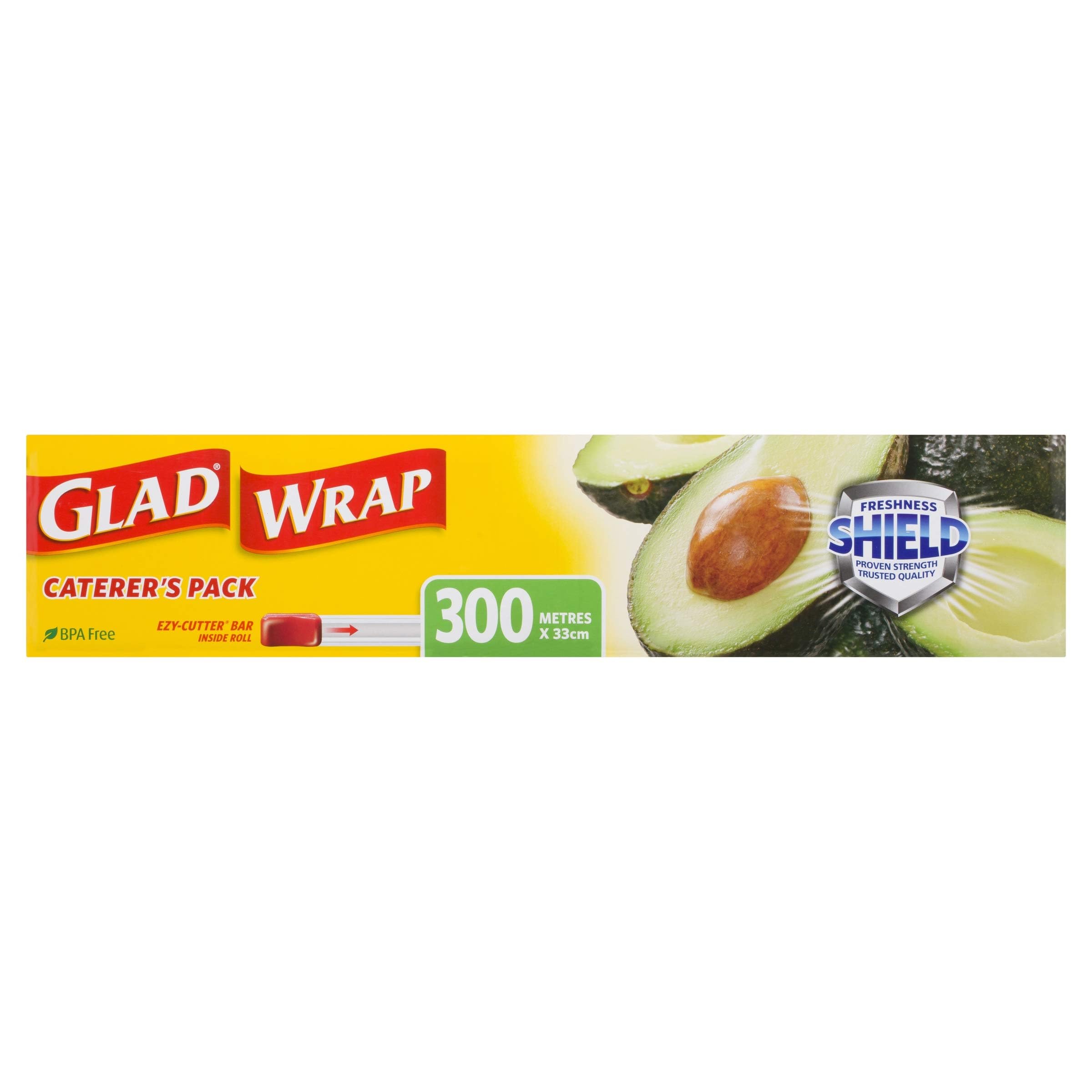 Glad Wrap, 300 Metre Clear Cling Wrap, BPAFree, Microwave Ready, 300m x 33cm, 1 Count Amazon