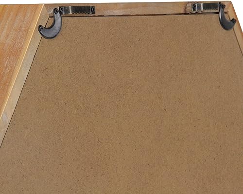 Miniatura 6 de Cheung's Espejo hexagonal con marco de madera