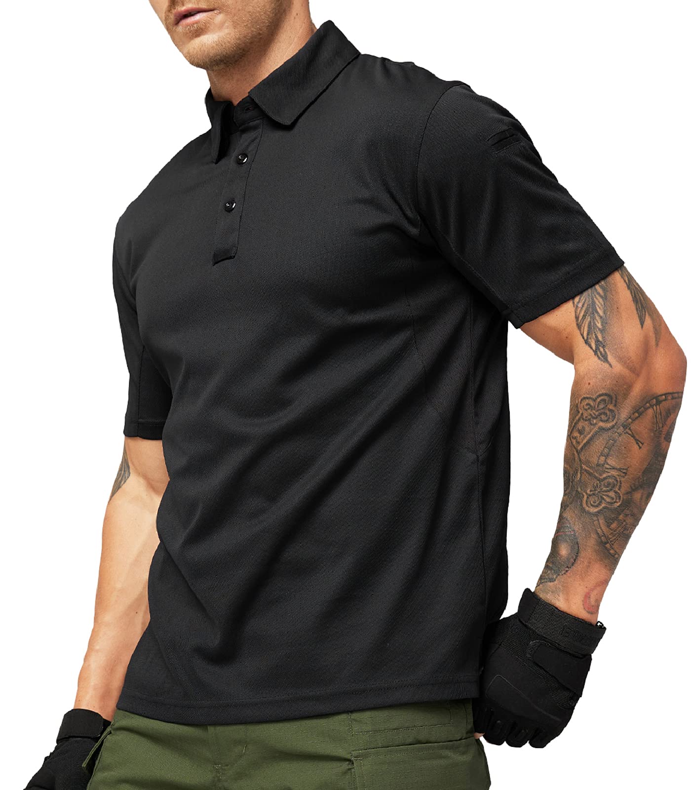 MIERmens Casual Polo Shirt