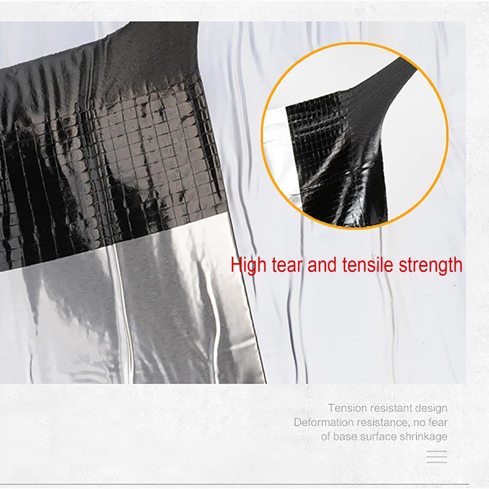 Genérico Cinta de reparación de Asfalto Impermeable para Exteriores, lámina de Aluminio autoadhesiva, sellador Resistente a los Rayos UV para goteras en techos, Grietas Superficiales, canalones y AGU