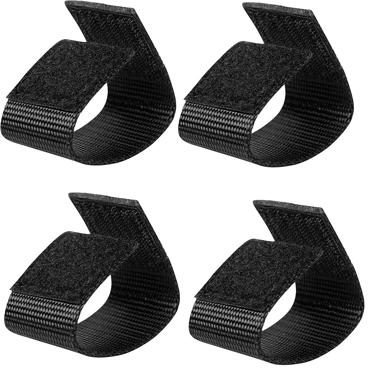 TACNEX Duty Belt Keepers with Double Snaps for 1.5"/1.75"/2"/2.25" Wide Police Security Tactical Nylon Belt Accessories 4 PCS