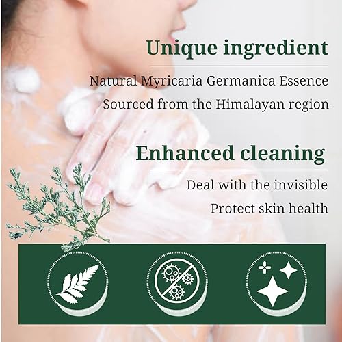 Miniatura 4 de CheezhengHimalaya - Jabón hidratado para la piel con hialuronato de sodio, infundido con extracto de miricaria germanica natural tibetano para una