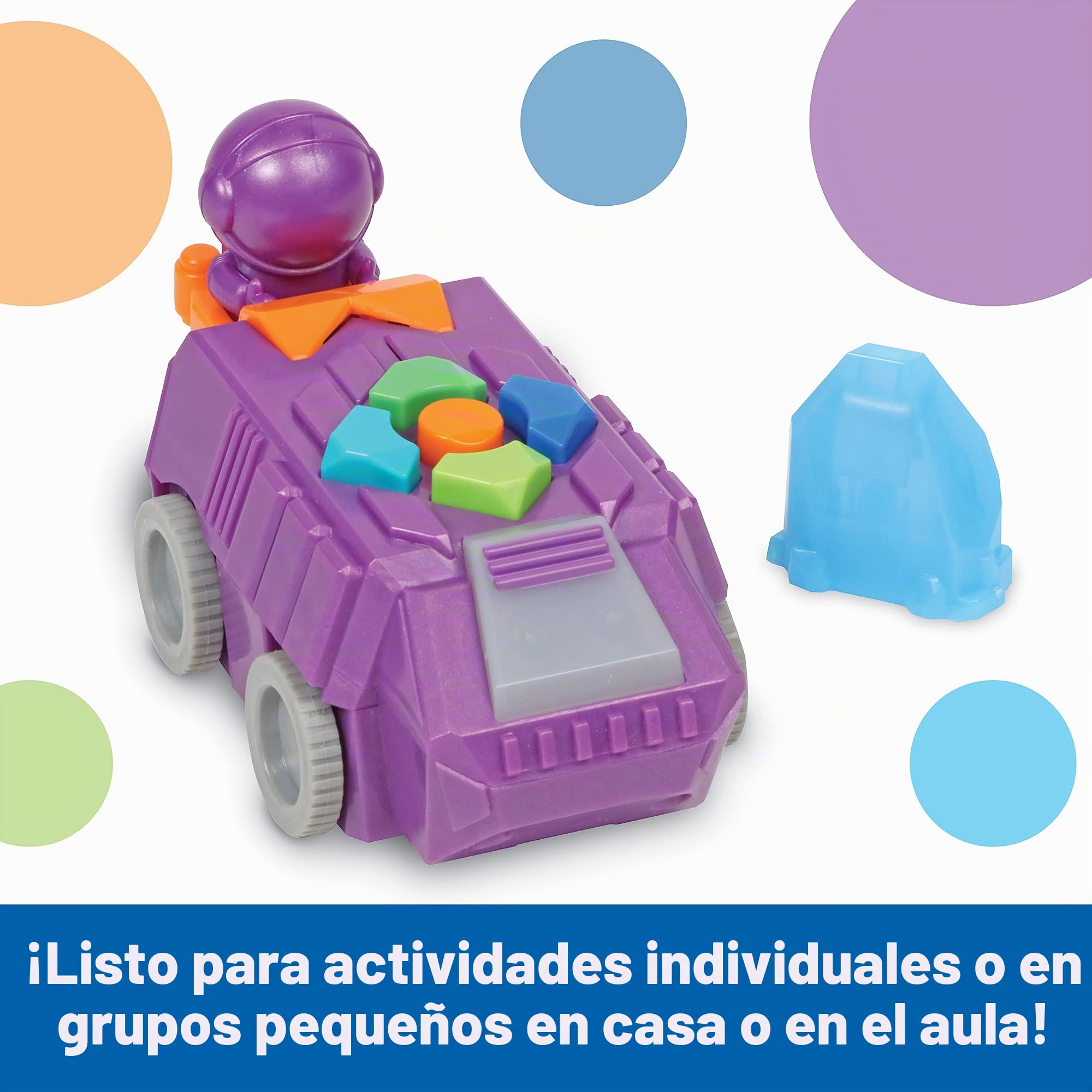 Learning Resources Set de programación con vehículo de exploración Espacial, 23 Piezas, 4+ años, programación para niños, Juguetes para codificar, Stem para niños, Juguetes de Stem