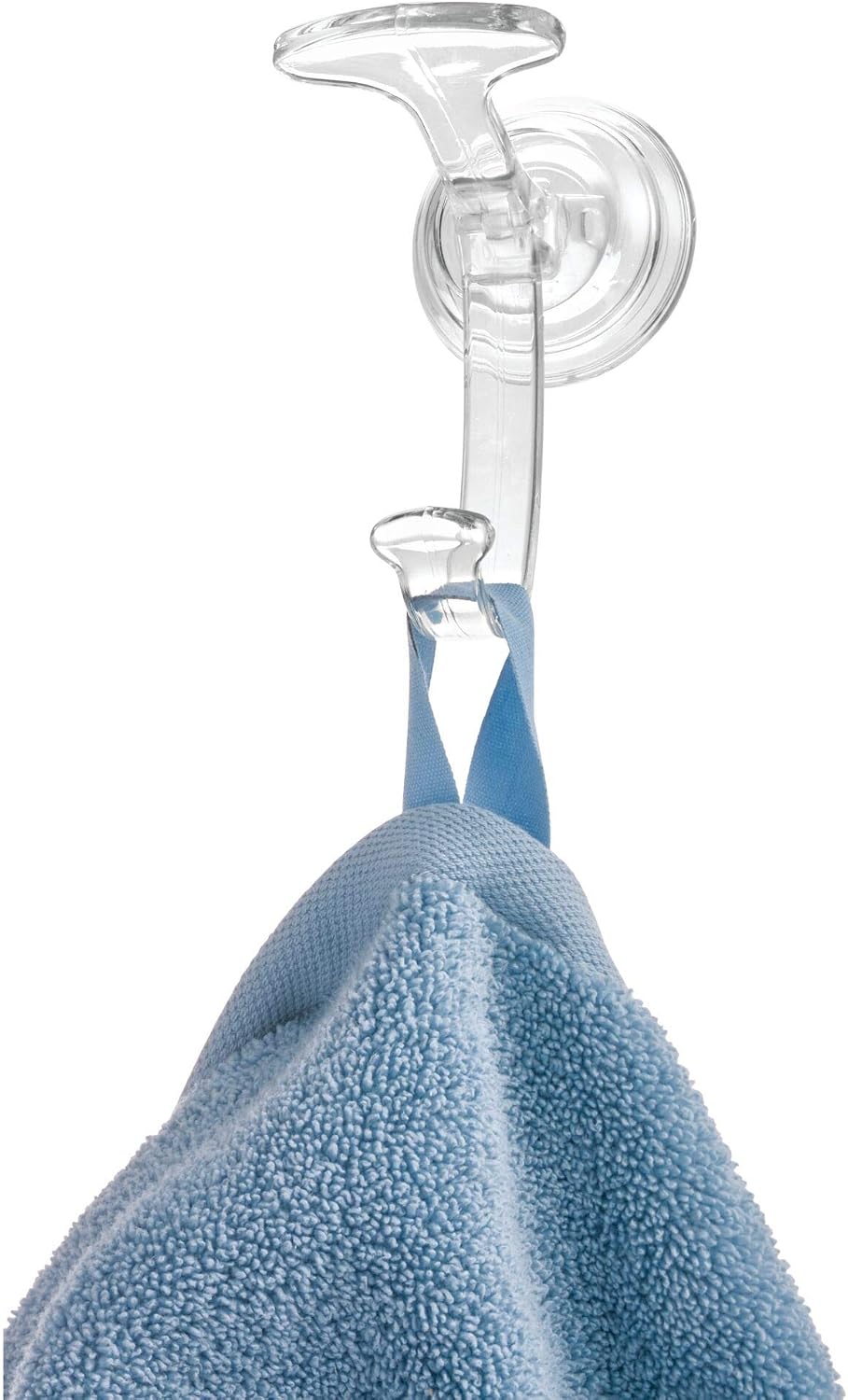 InterDesign Power Lock Suction, Spa Hook, Clear