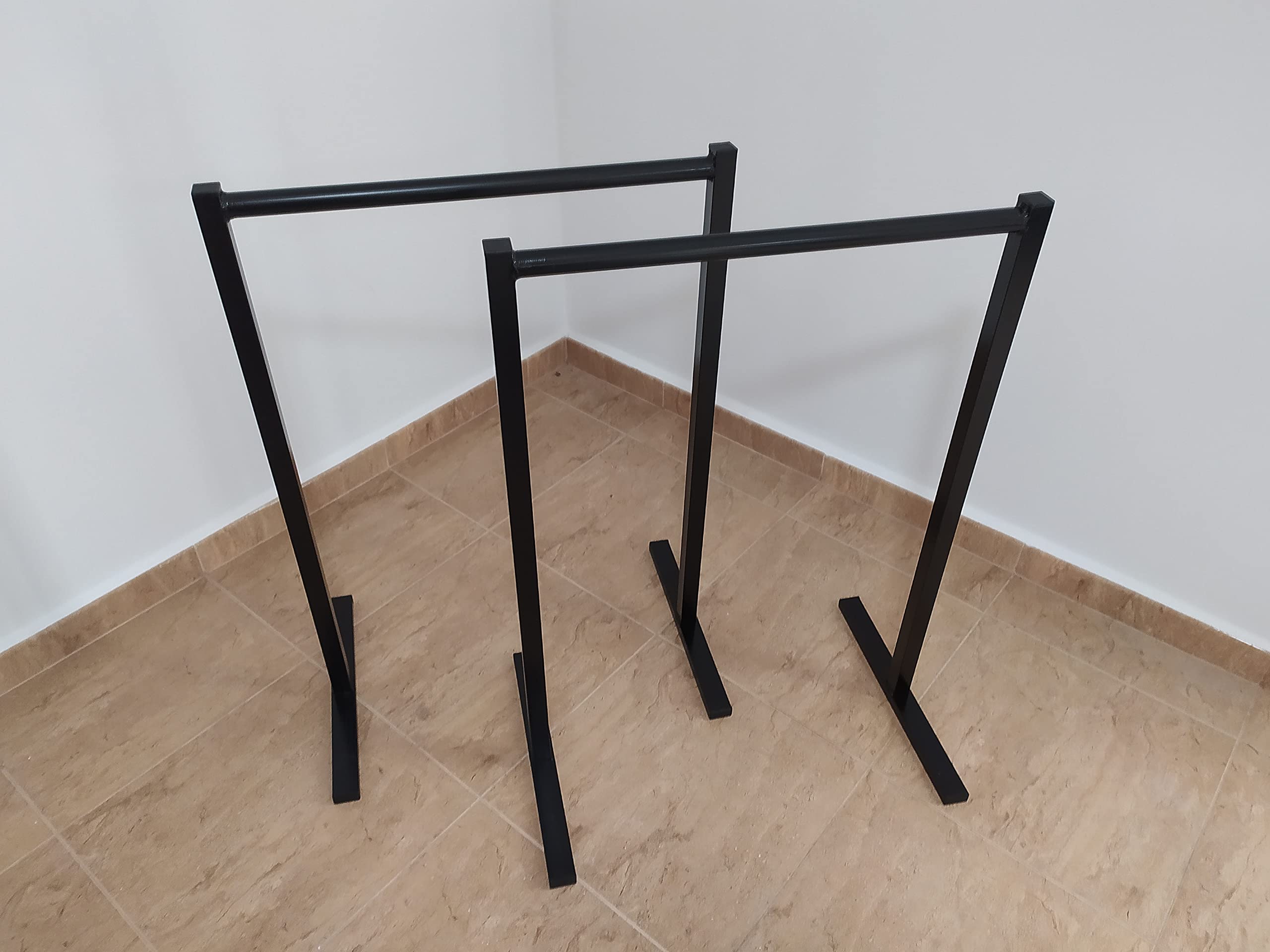 Barras Paralelas Fitness para Calistenia - Desconocido - Hierro - Negro - Unisex - Atletas y Enthusiastas del Fitness que entrenan en casa o al aire libre