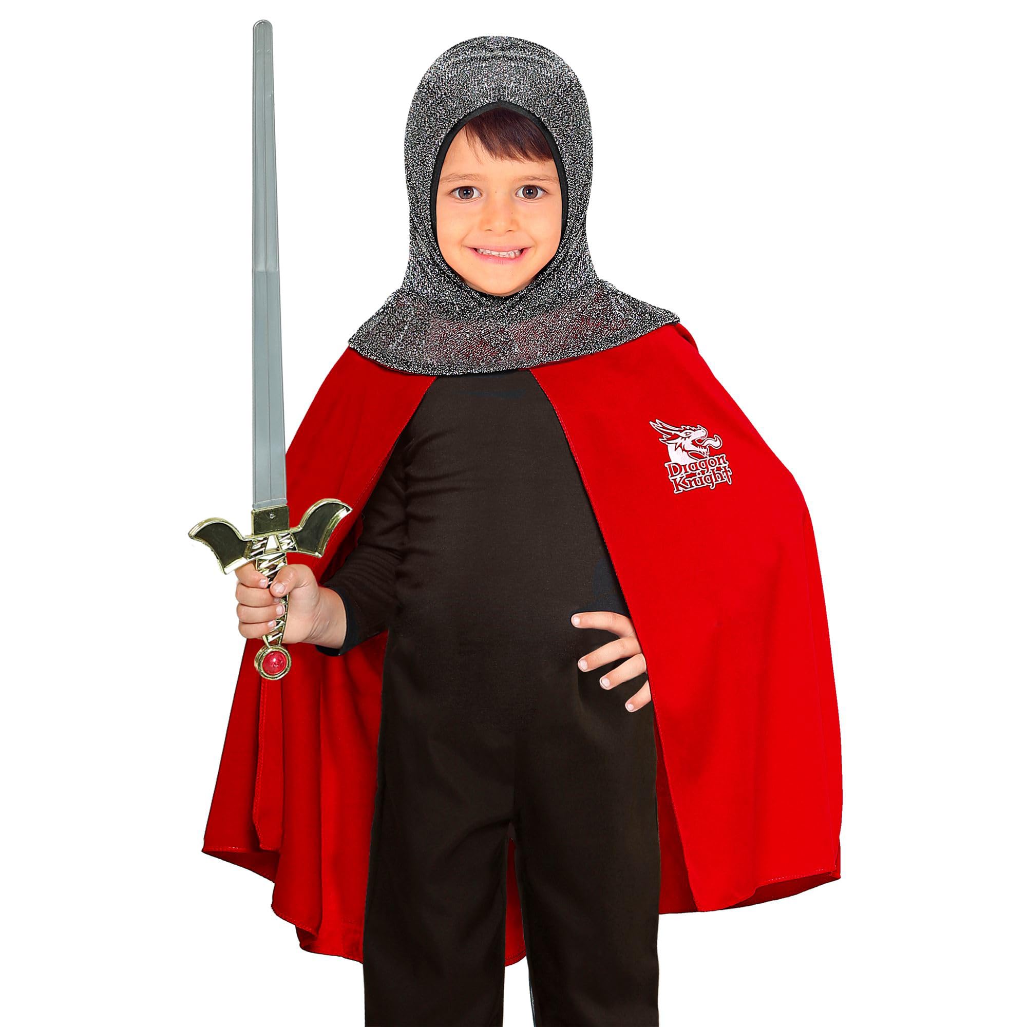 Costume Enfant Chevalier avec Cape et Couvre-Chef - Fête à Thème