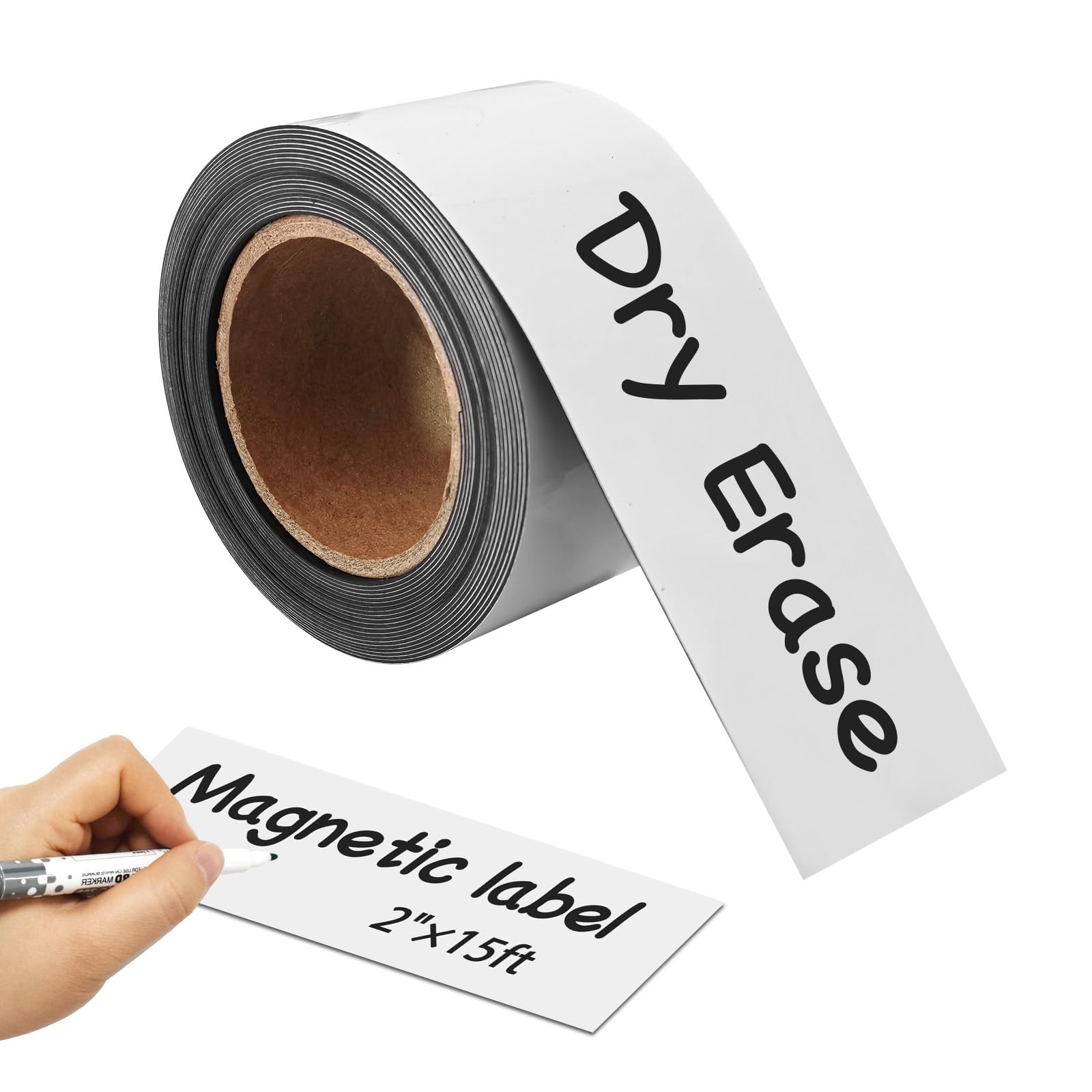 Magnetic Dry Erase Labels - 30ft Roll -11 Magnetic Dry Erase Labels - 30ft Roll -11