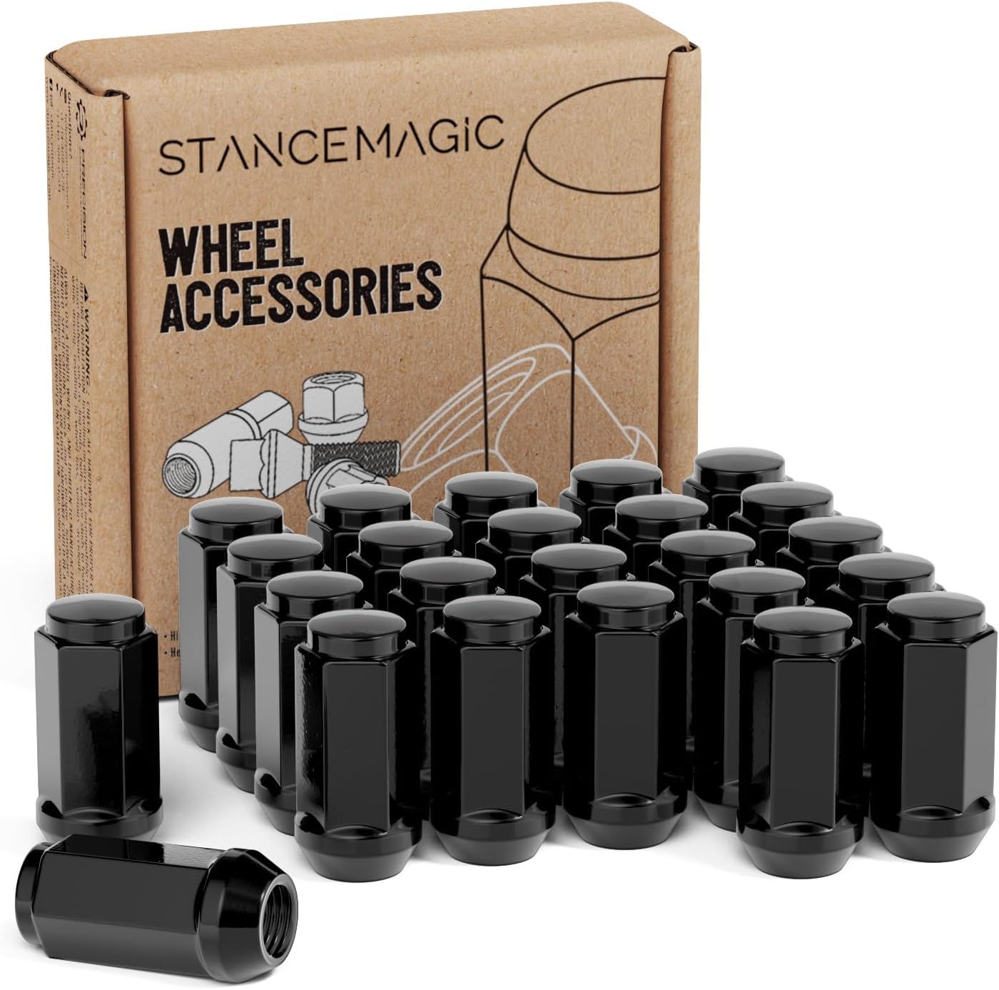 M14x1.5 Bulge Lug Nuts
