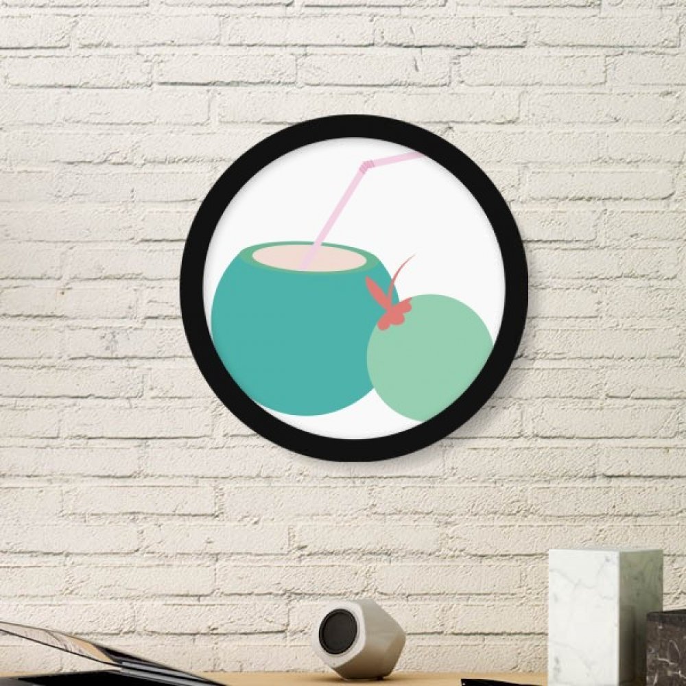 Thaïlande Art Illustration Cadre Photo Rond pour Mur Vide Personnalisé