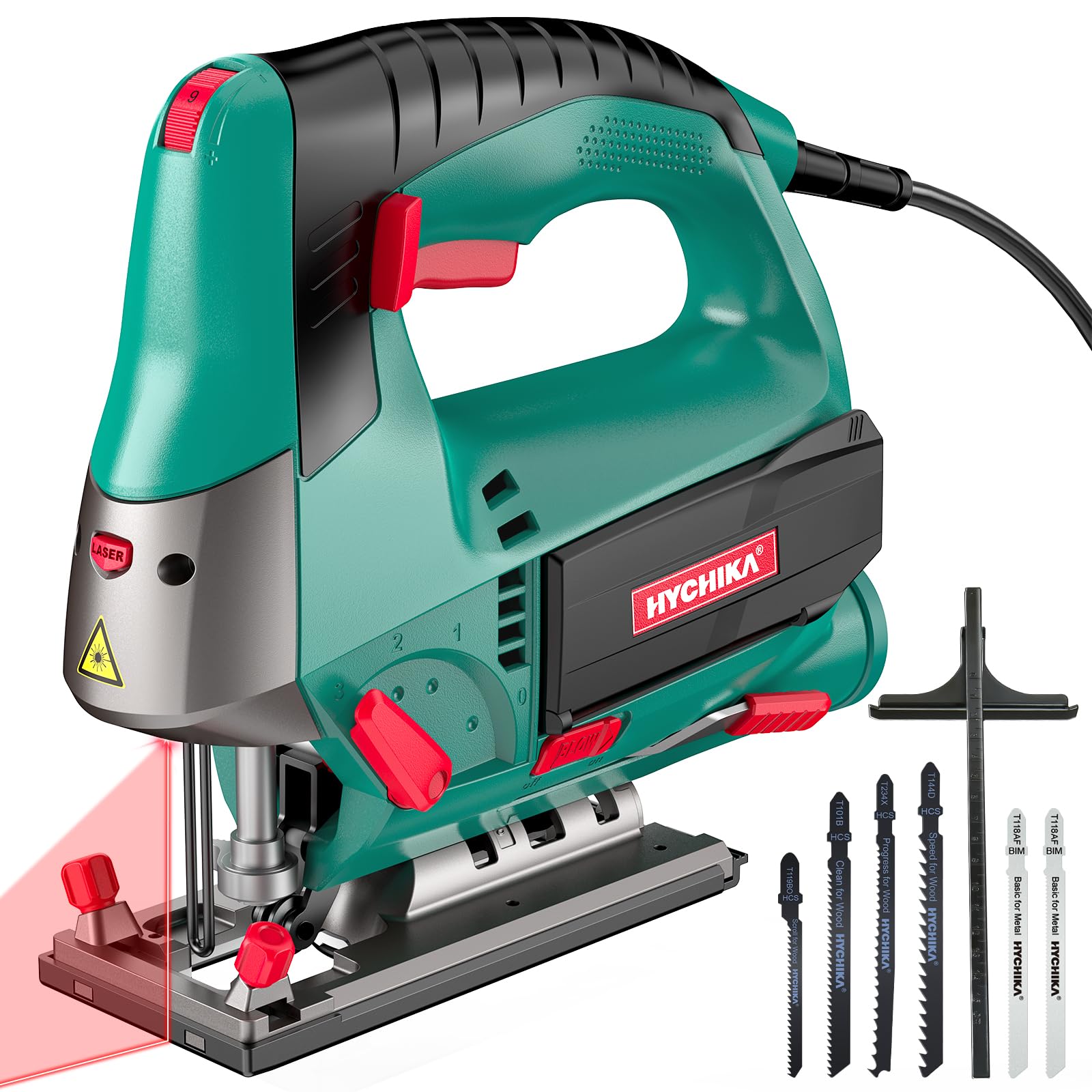 HYCHIKA 6.7A 800W Corded Jig Saw