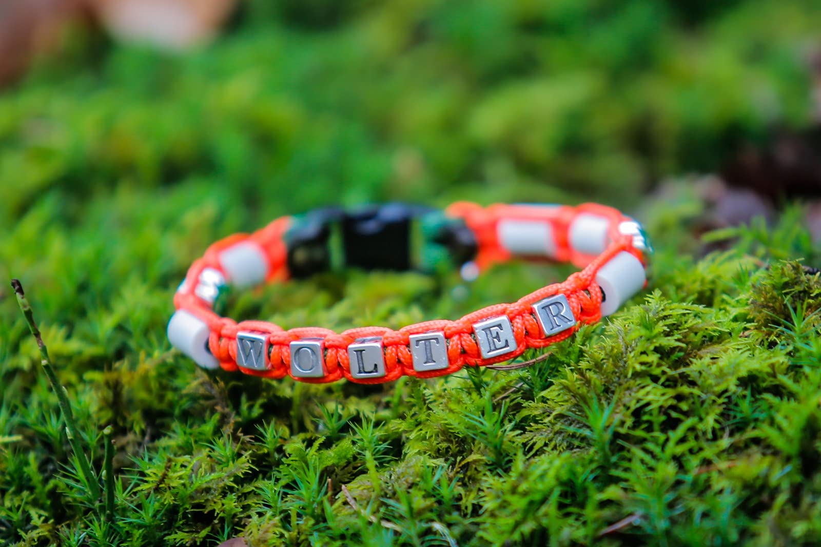 céramique EM - Collier paracord pour chien - coupe sur mesure - désormais possible avec prénom - veuillez prendre en compte le descriptif !