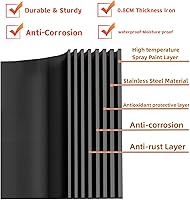 Vista 7 de Black Antler - Soporte de papel higiénico de metal, organizador de papel higiénico decorativo de metal para baños, capacidad para 8 rollos