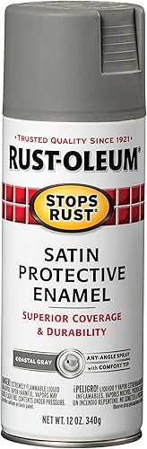 Vista 44 de Rust-Oleum 7776830 - Pintura en aerosol para prevención del óxido, 12 onzas, negro plano