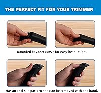 Vista 5 de CR8GR8 Peine Guía Profesional de Corte Compatible con Manscaped 3.0, Paquete de 4, 8 Longitudes de Corte de 1/8"-1/2" Pulgadas Compatible