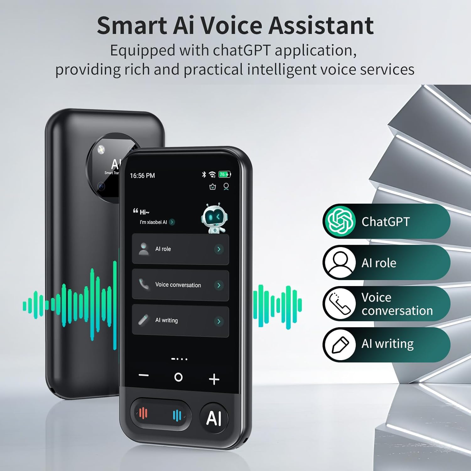 Language Translator Device No WiFi Needed, 2026 Upgraded AI Translator Support ChatGPT,150+ Languages Instant translator Support Offline/Recording/Photo/Voice Translation Real Time for Travel Business