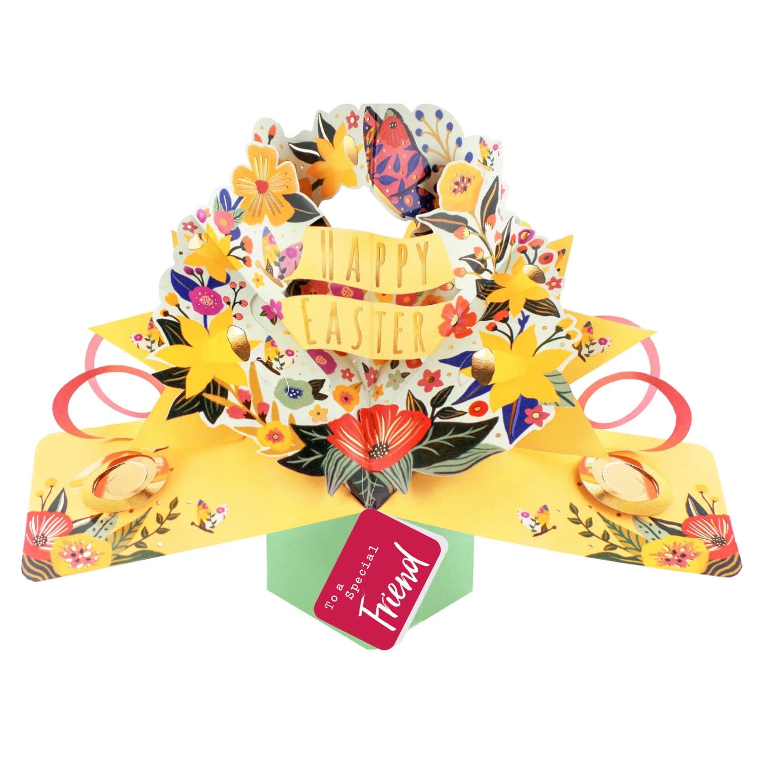 Pop Up Easter Card To A Special Friend Spring Celebration 3D Pop Up Cards POP009EV17