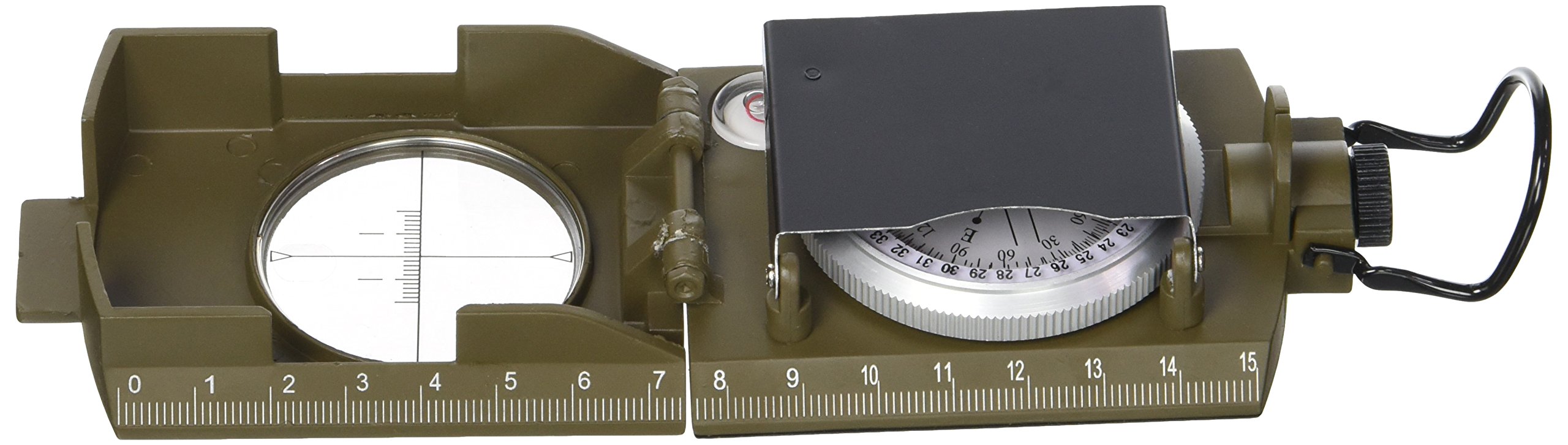 Image secondaire de Boussole Militaire Italienne avec Inclinomètre - Pratique pour Randonnée