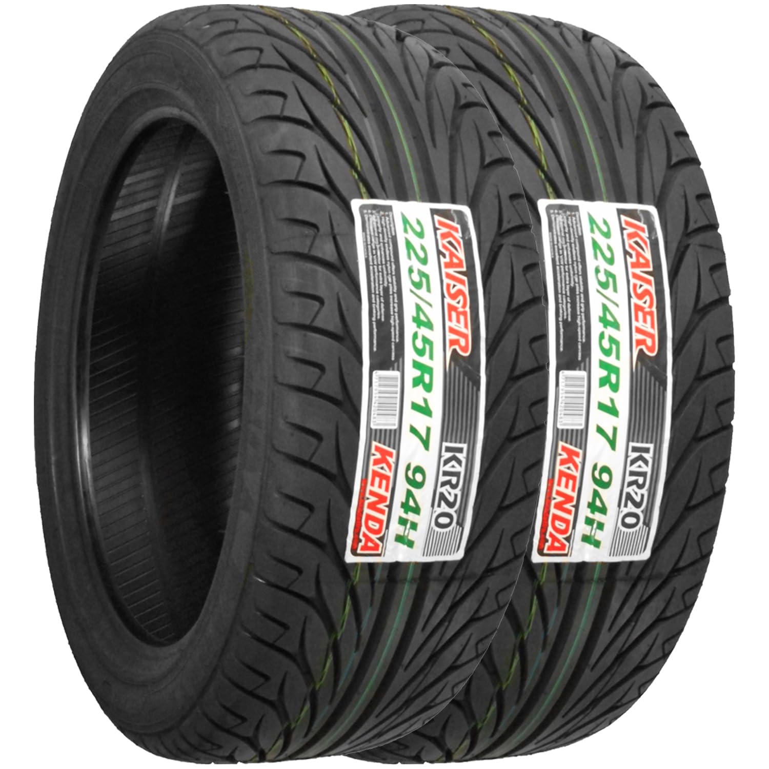 Amazon.co.jp: ケンダ(KENDA) サマータイヤ KAISER KR20 225/45R17 94H 